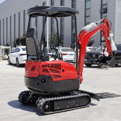 2024 Mini Excavator 1800kg New Excavators Digger Excavator with Auger Work in Garden