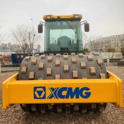 Good Condition Second-hand XCMG XS223J Road Roller with Rubber Block Roller Durable Road Construction Equipment Supplier
